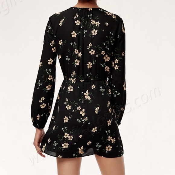 Aritzia Purple Floral Sheath Dress by Sunday Best Sz 6 EUC - Picture 3 of 4